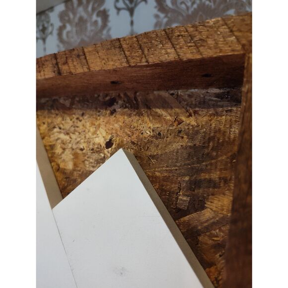 Handcrafted Rustic Reclaimed 3D Wood Mountain Art Wall/Slelf Leaner Home Decor - Picture 8 of 8